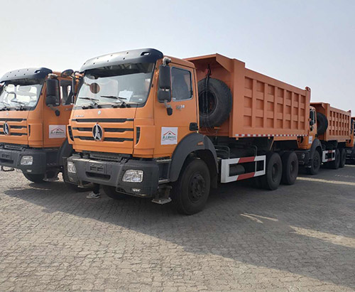 10 units Beiben Tipper truck ship to Cote d'Ivoire