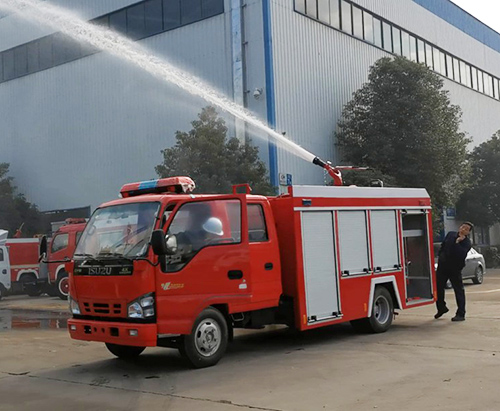 One unit of ISUZU 3000L Fire Truck Ship to Philippines