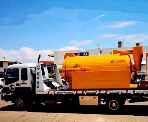 Vacuum tank truck arrived in Townsville, Australia