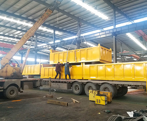 80 units Superstructure of garbage tipper truck ship to Bangladesh