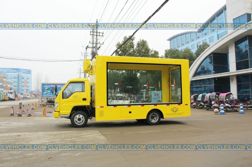 Advertising display truck