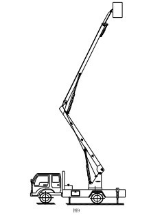 ISUZU aerial truck