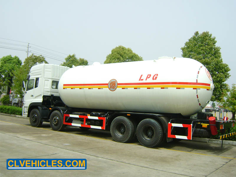LPG tank truck