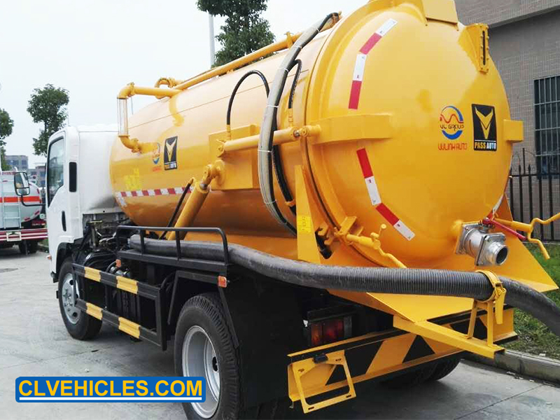 sewage tank truck