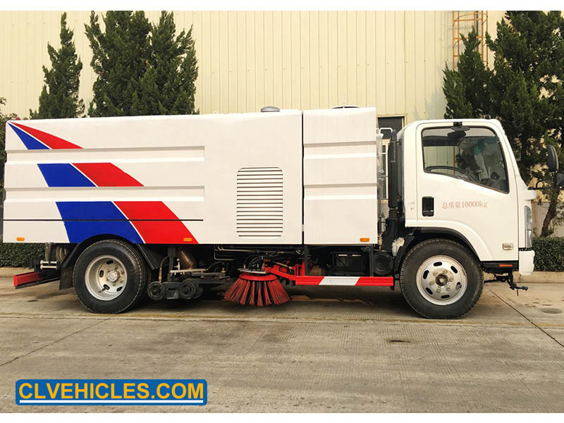 road sweeper truck