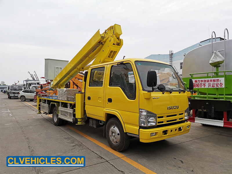 crew cabin aerial truck