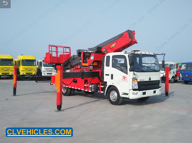 HOWO aerial platform truck