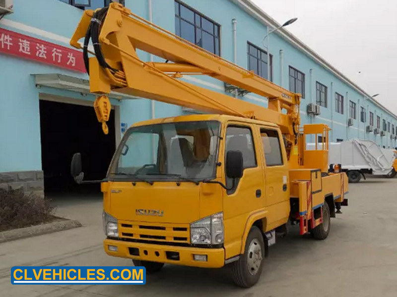 Folding Boom Aerial Platform Truck