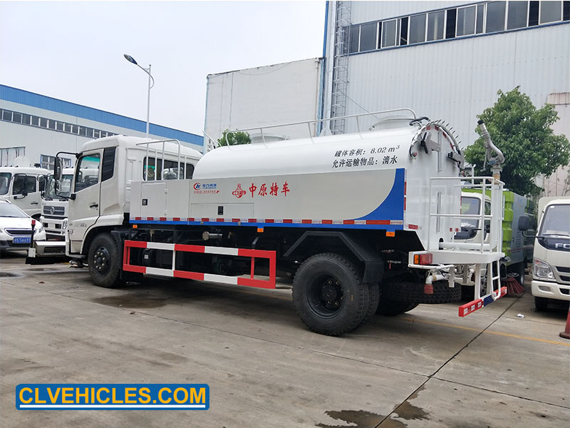 high pressure water truck