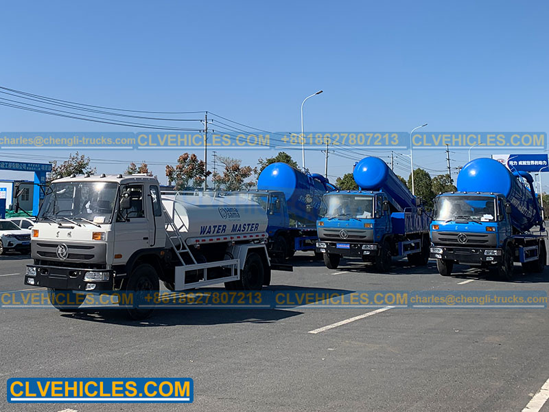 sewage vacuum truck