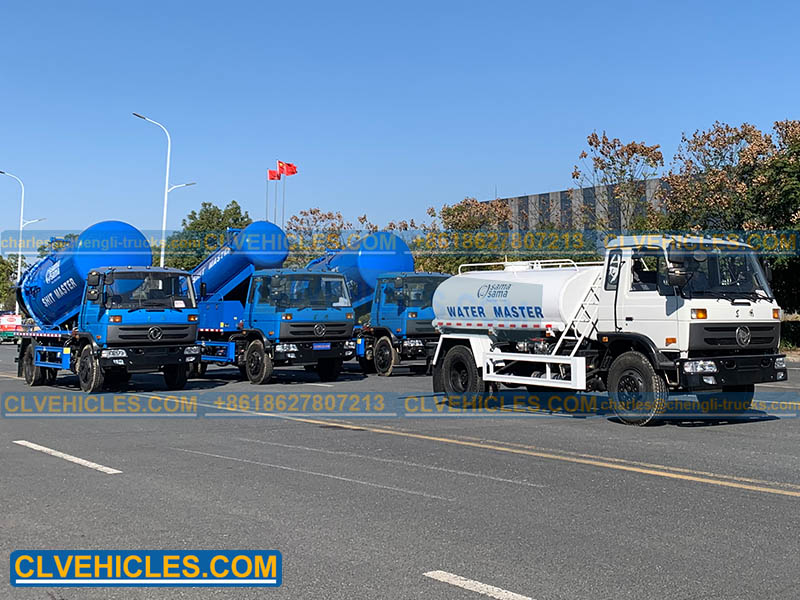 sewage suction truck