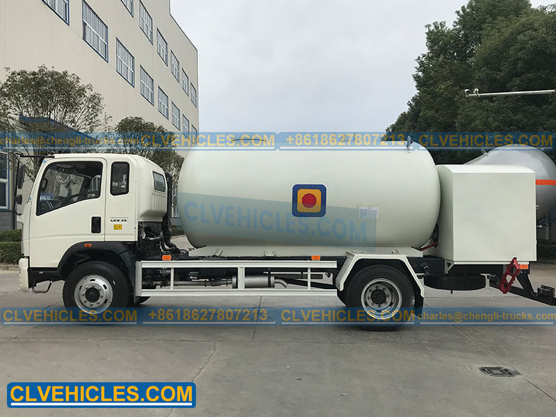 LPG tank truck