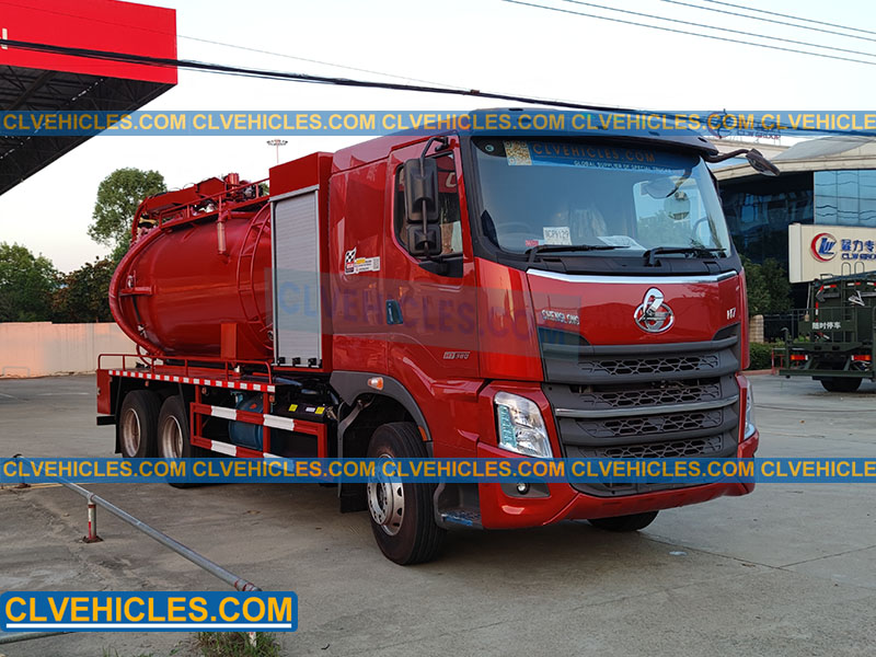 Sewage suction truck