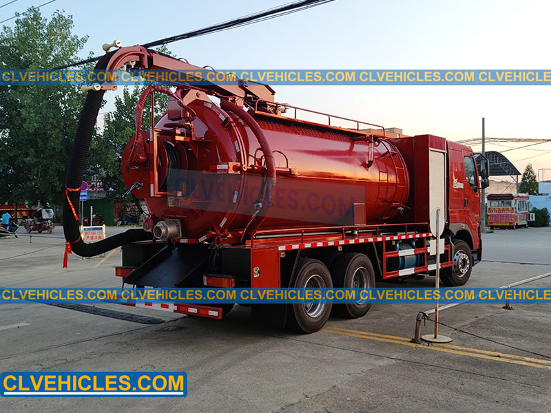 sewage suction truck