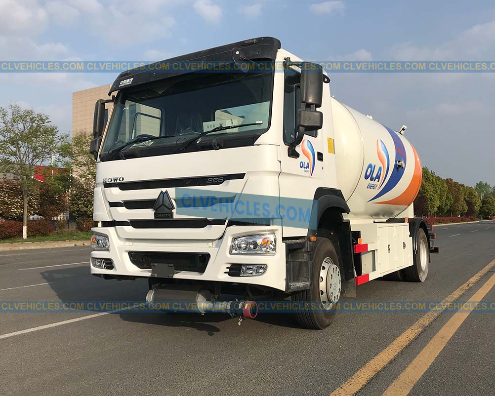 LPG tank truck