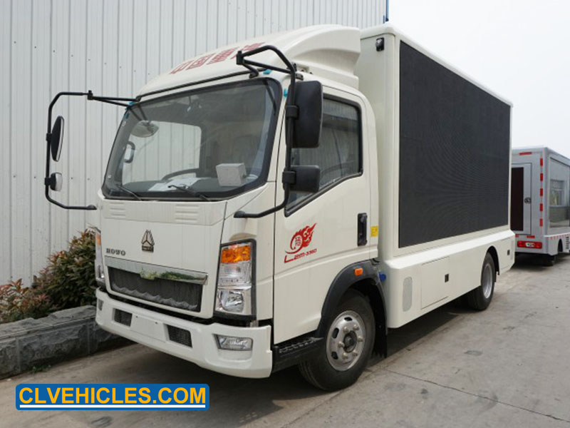 LED advertising truck