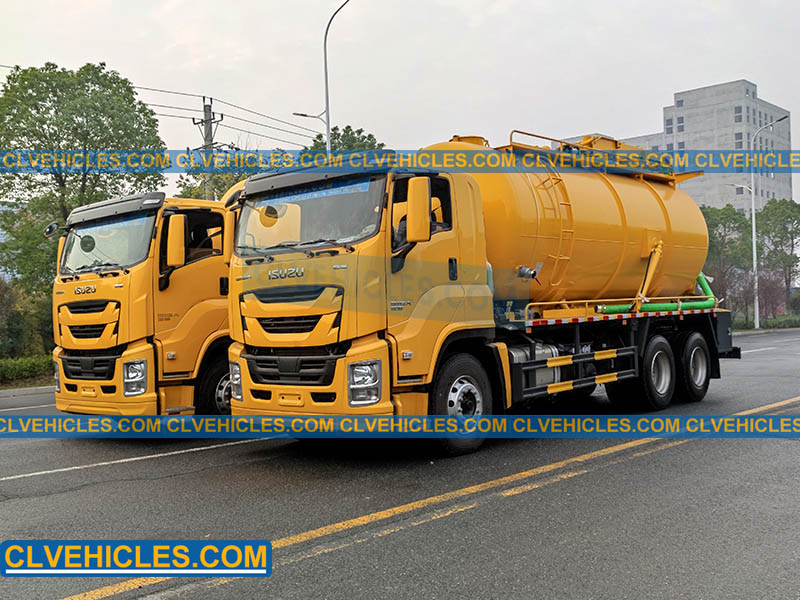 sewage tank truck