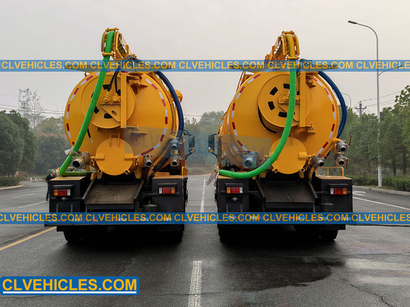 sewage suction truck