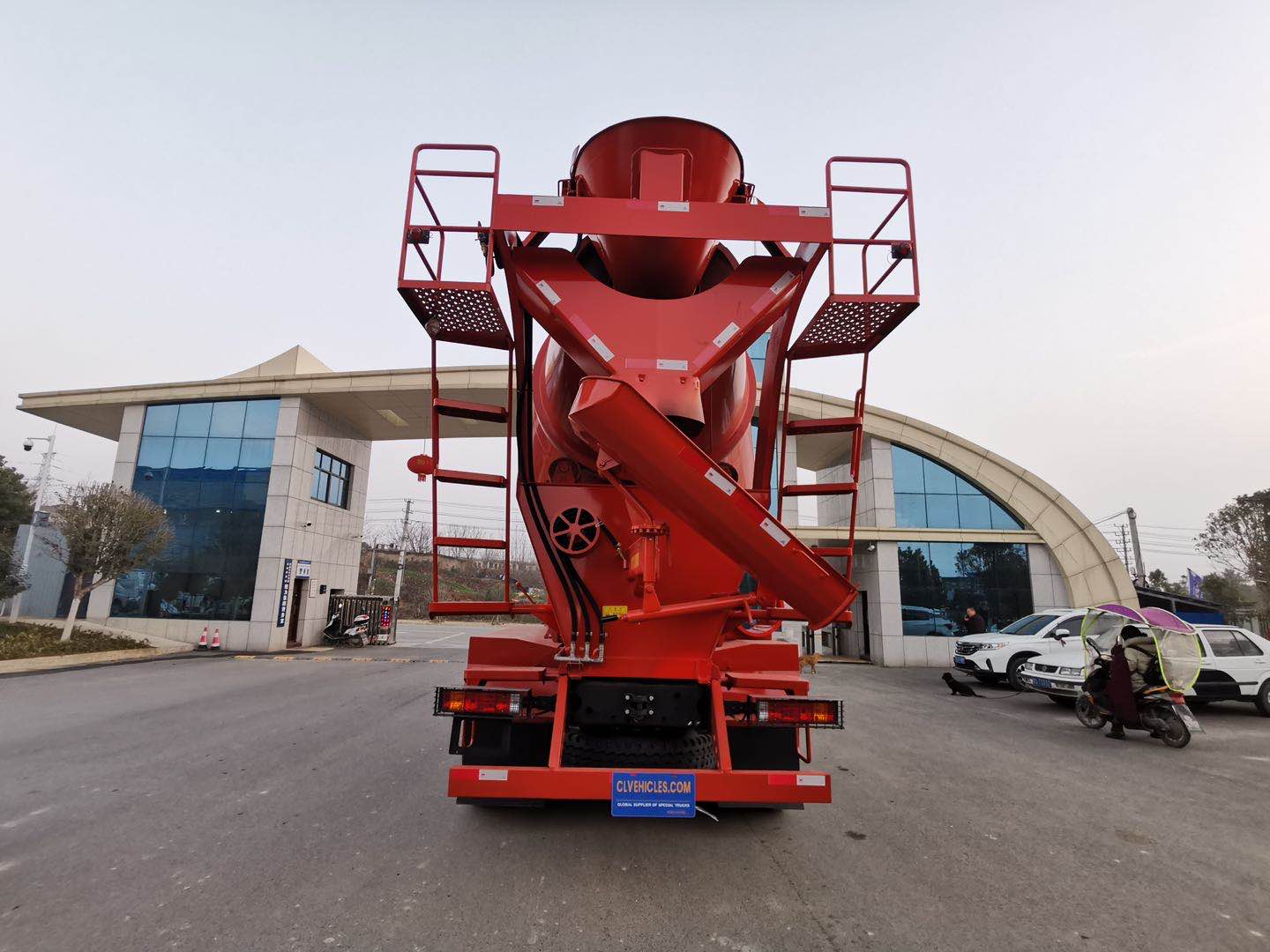 concrete drum truck