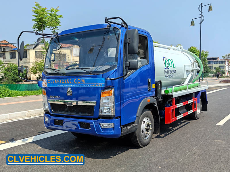 Sewage suction truck