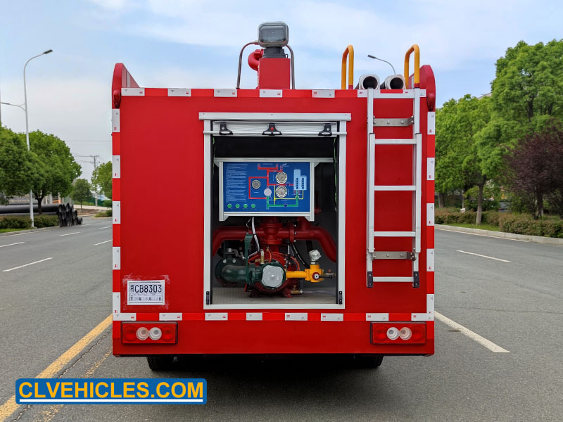 foam tank fire truck