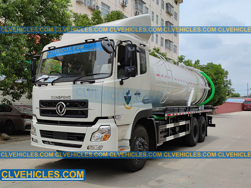 Sewage tank truck