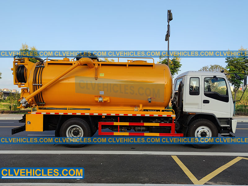 sewage scution truck