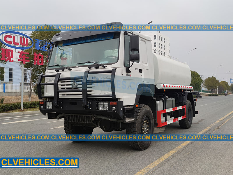 4x4 water tank truck