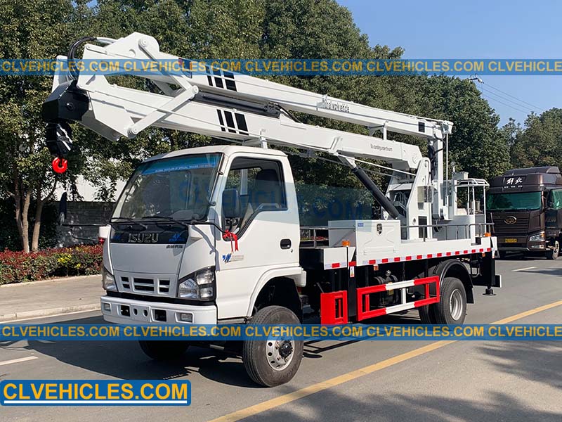 isuzu 18m aerial truck