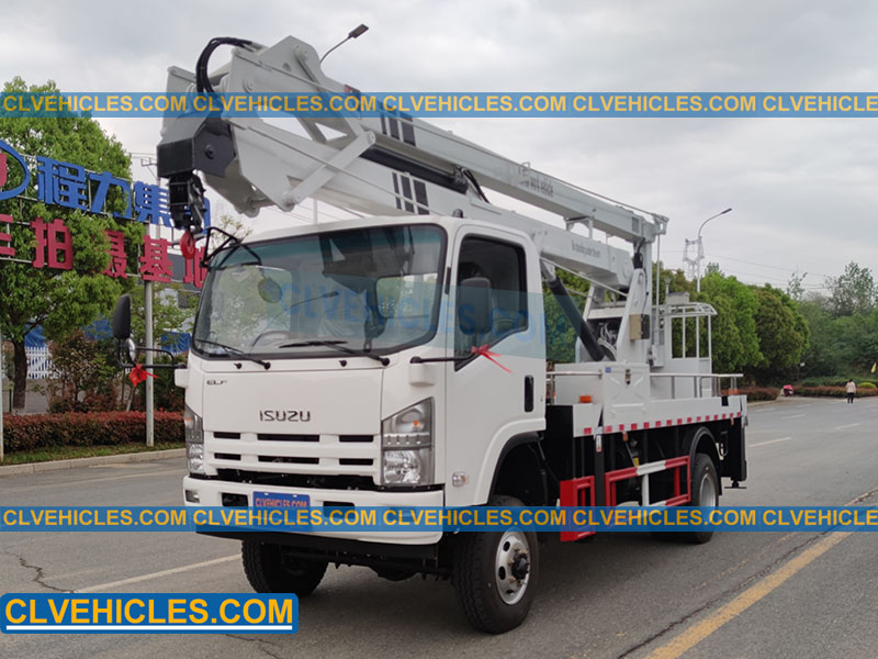 ISUZU ELF manlift truck