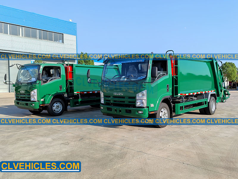 ISUZU compactor garbage truck