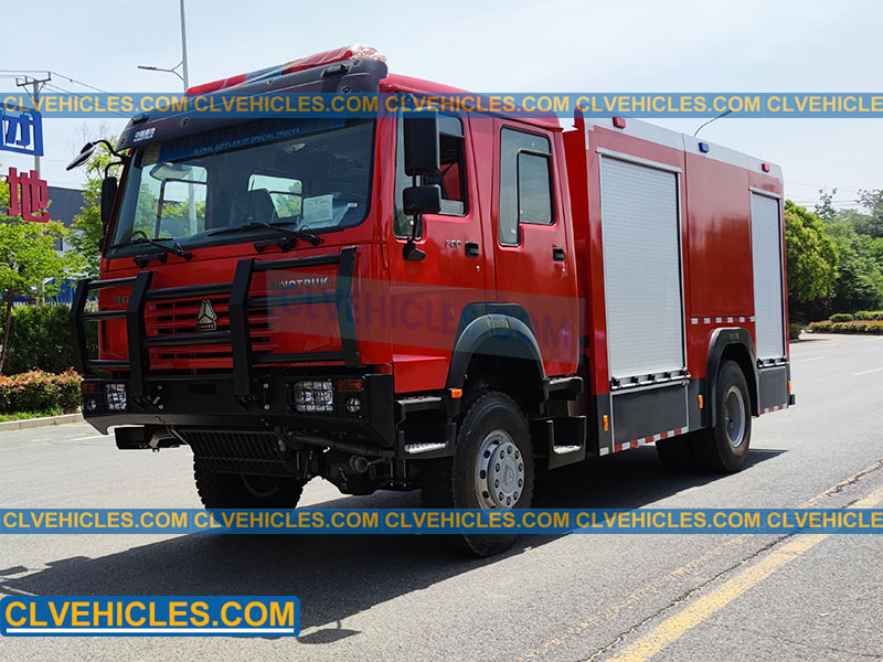 dry powder fire truck