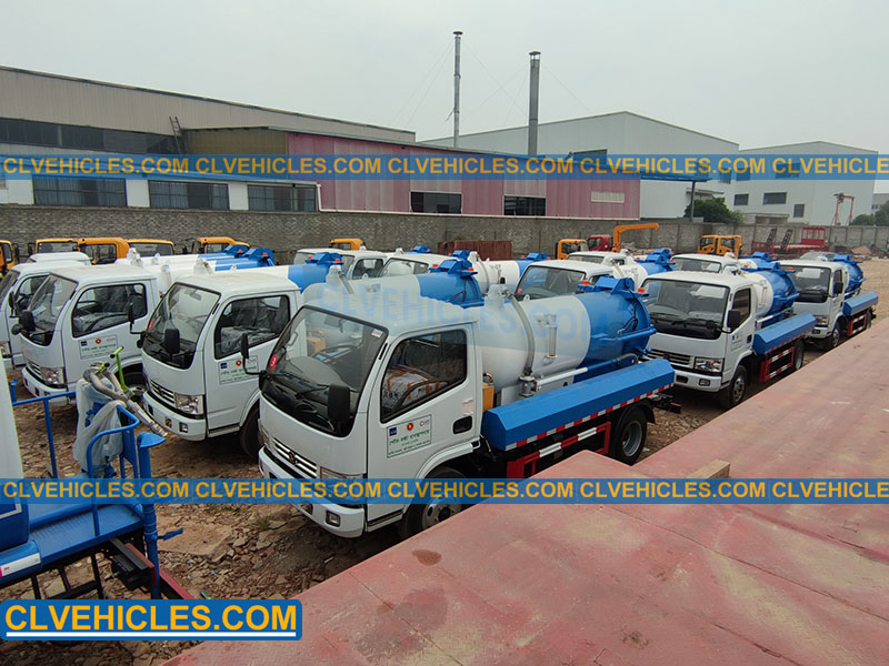 sewage tank truck