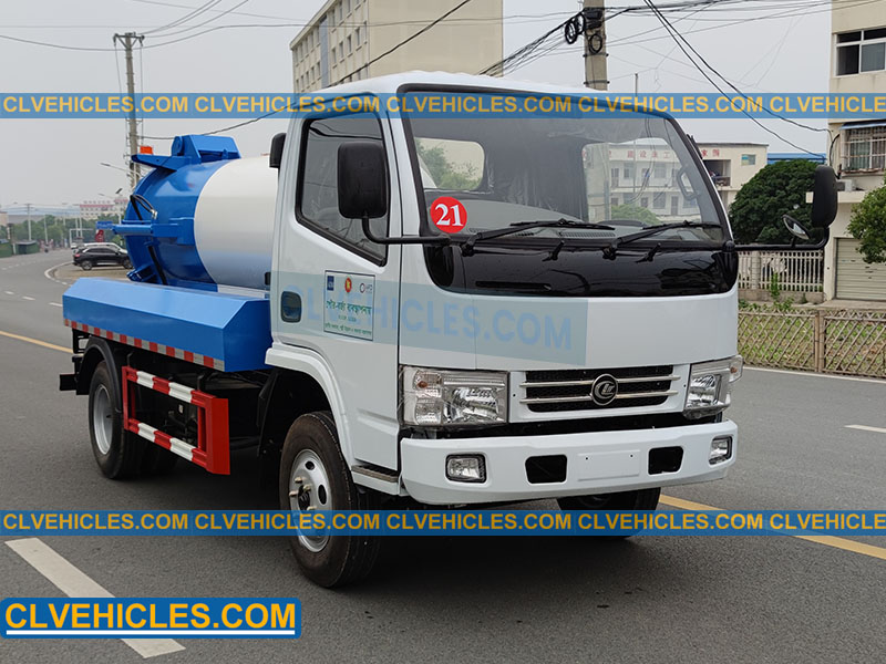sewage suction truck