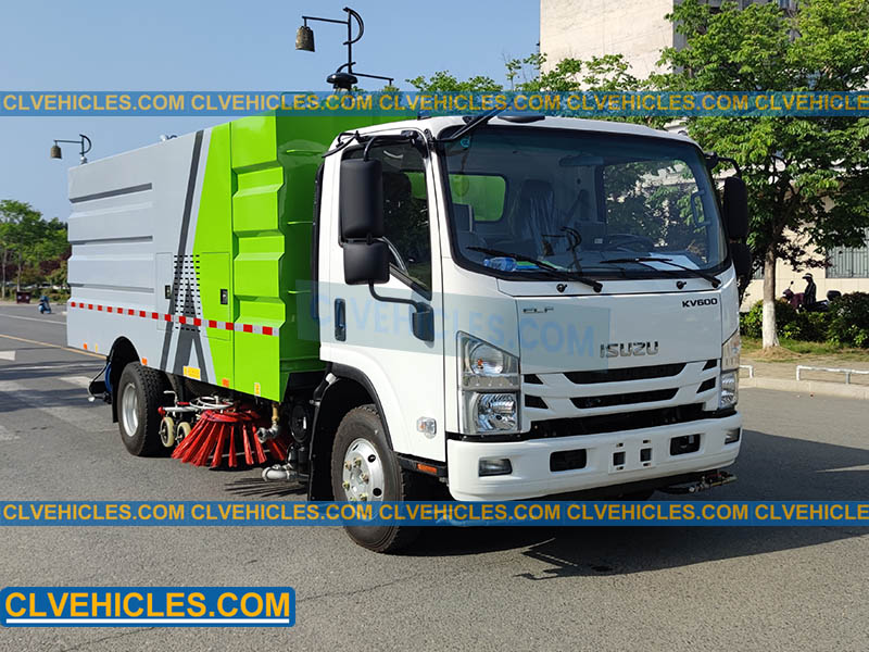 ISUZU road sweeper truck