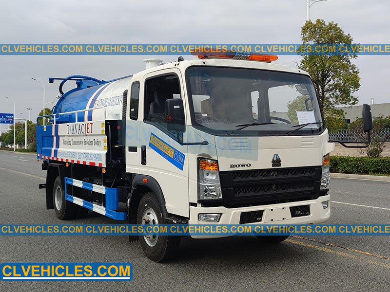 sewage vacuum truck
