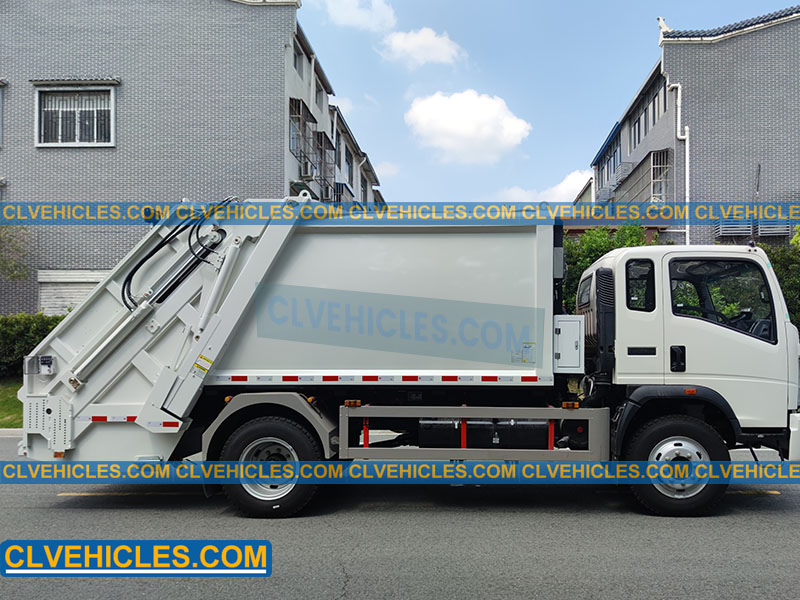 10CBM waste compactor truck