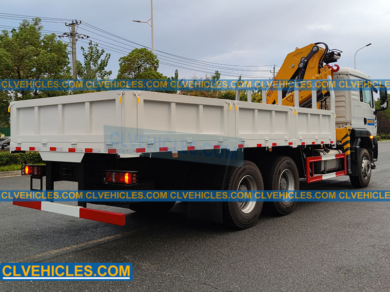 cargo truck mounted crane