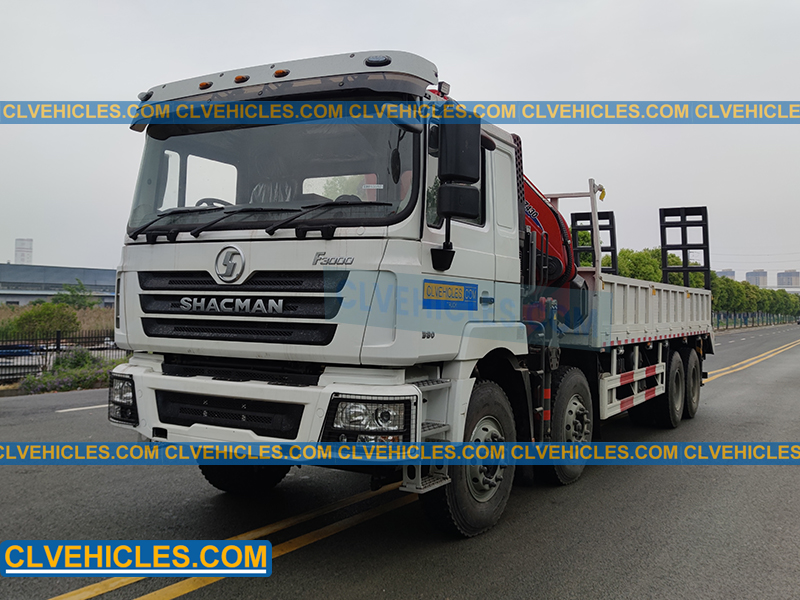 cargo truck with xcmg crane