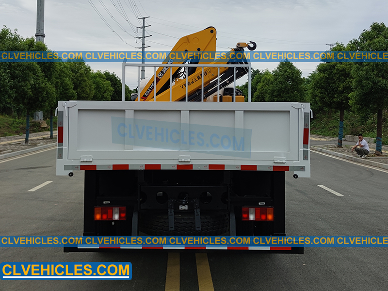 truck with XCMG crane