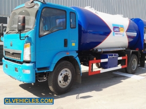 LPG Gas Transport Truck