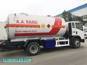 LPG Gas Transport Truck