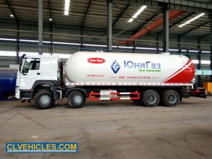 LPG Gas Transport Truck