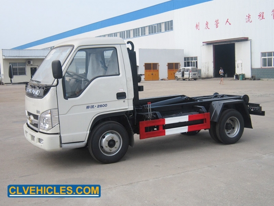 MINI 4x2 Diesel Hydraulic Arm Hook Lift Garbage Truck  suppliers,manufacturers,factories from China