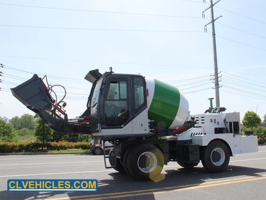 Multifunctional Self Loading Concrete Mixer