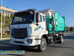 HOWO 4x2 LHD 14CBM Detachable Container Compactor Garbage Truck ...