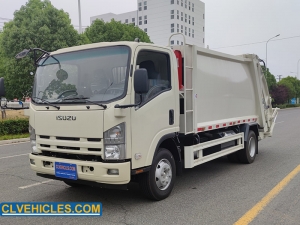 Waste compressor truck