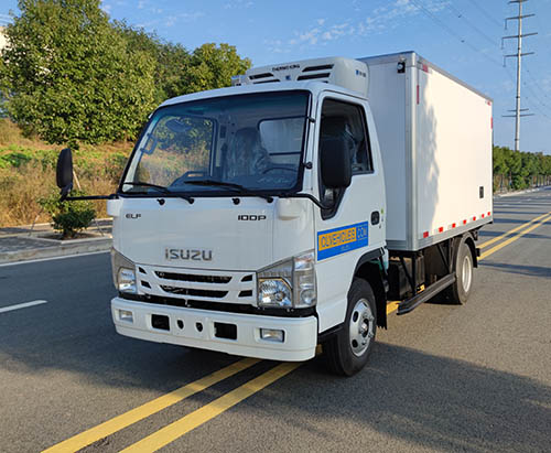 One Unit of ISUZU ELF 5ton Refrigerator Truck Ship To Rwanda
