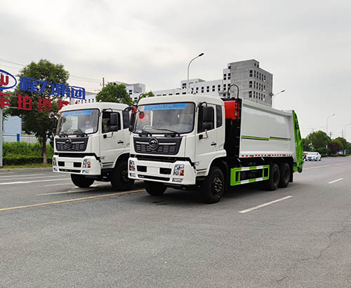 Two Units Of 18CBM Compactor Garbage Truck Ship To Myanmar