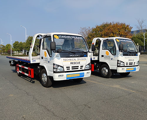 Two Units of ISUZU N-series Wrecker Truck Ship to Philippines